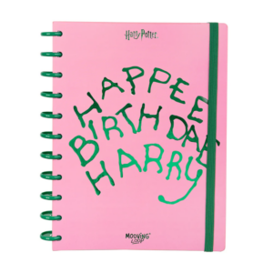CUADERNO MOOVING LOOP 1711222 A DISCOS CARTA HARRY POTTER 1UND
