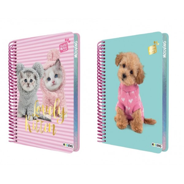 cuaderno mooving cuaderno premiun carta studio pets 1 und