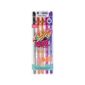 boligrafos roller tinta gel silky glitter mooving 3071605 blistx 5 und