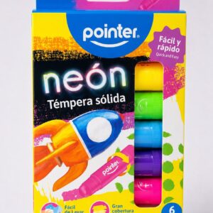 pointer tempera sólida neón