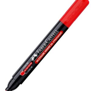 fc marcador permanente rojo
