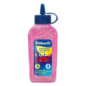 goma diamantina escarcha pelikan 60ml fucsia